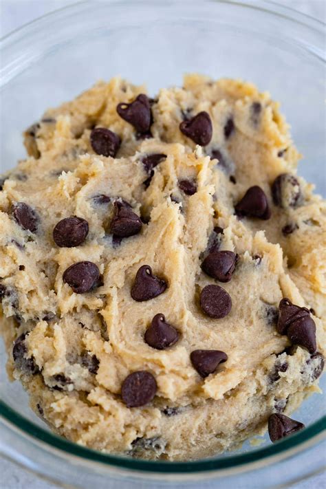 What goes well with edible cookie dough?